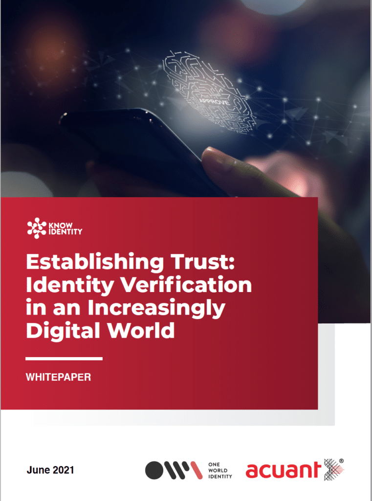 Establishing Trust: Identity Verification in an Increasingly Digital World