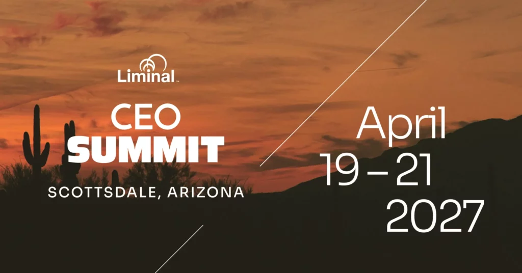 Liminal CEO Summit 2027 Banner